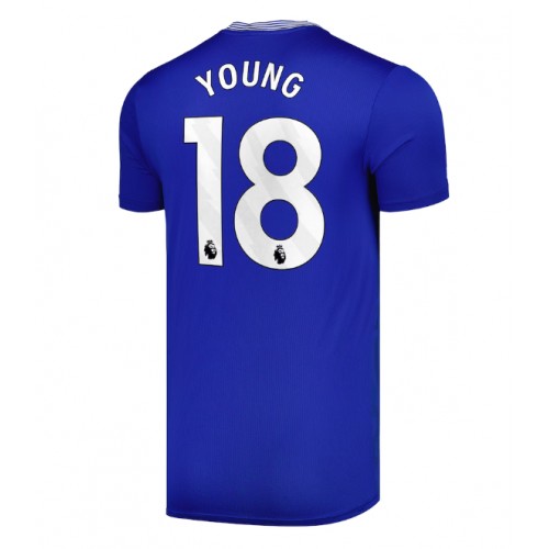 Moški Nogometni dresi Everton Ashley Young #18 Domači 2024-25 Kratek Rokav